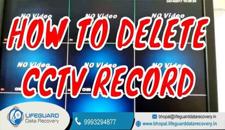 how to delete CCTV footage permanently