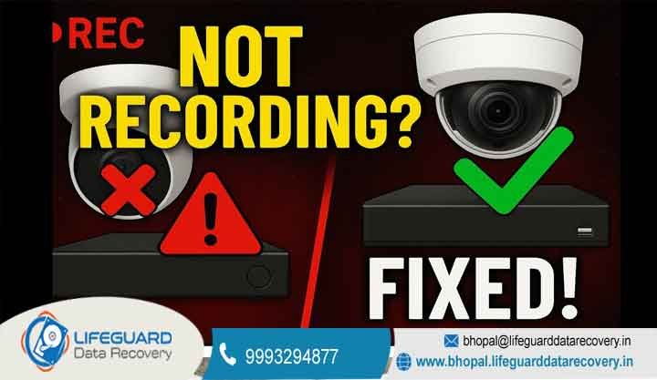 CCTV camera not recording at night fix