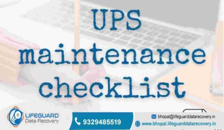 UPS Maintenance for Office Bhopal