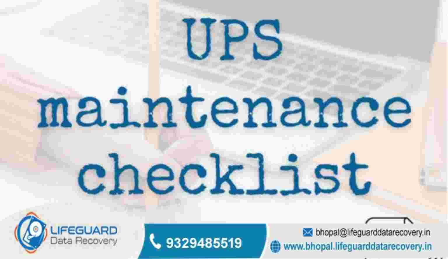 UPS Maintenance for Office Bhopal