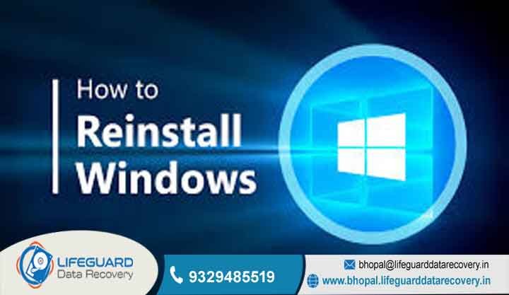 how to reinstall Windows on laptop