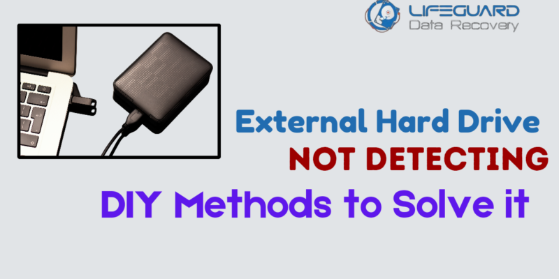 External Hard drive not detecting