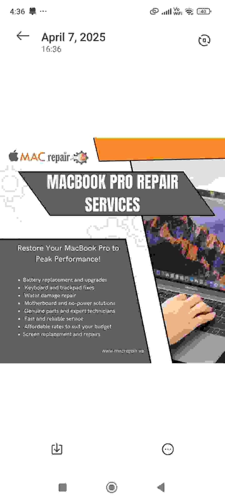 MacBook repair in Abu Dhabi