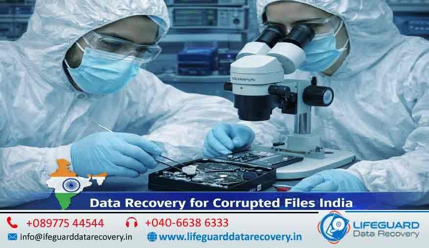 Data recovery for corrupted files in India. Restore damaged documents, photos, videos, and databases from hard drives, SSDs, USBs, and laptops with fast, secure professional recovery services.