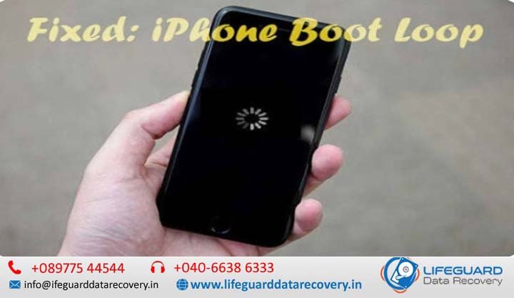 What happens when an iPhone enters boot loop?