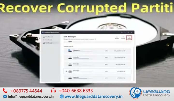Data recovery after partition loss India