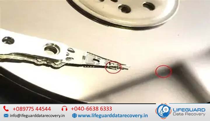 HDD platter damage data recovery India